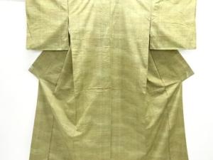 暈し柄織り出し手織り紬着物